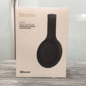 NIB Besdio Active Noise Cancelling Wireless Stereo Headphones